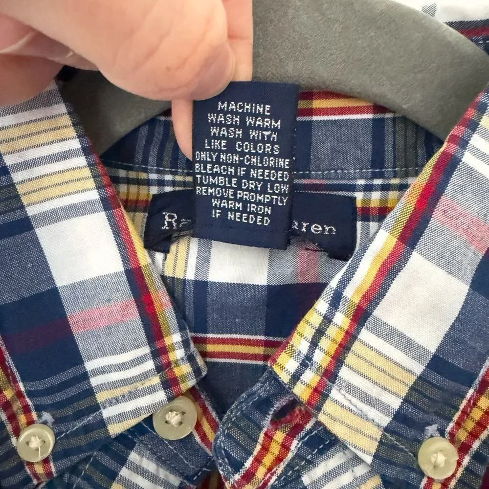 Ralph Lauren vibrant plaid